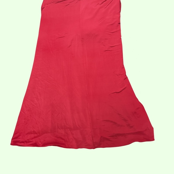 AMUR Halter Neck Red Maxi Dress - Picture 5 of 8